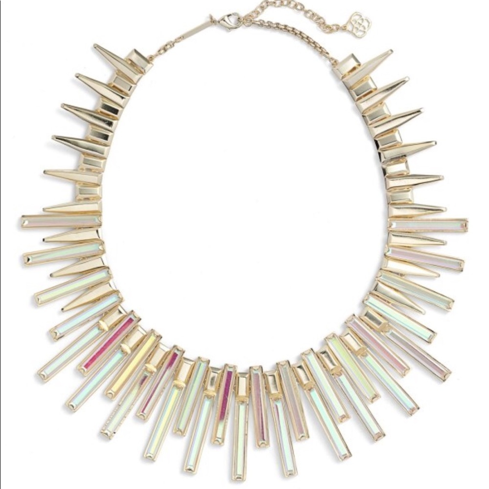 Kendra Scott Kaplan Collar Statement Necklace Gold